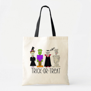 Trick or Treat Halloween Tote Bag